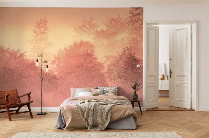 Photo murale intissé impression numérique Heartwood