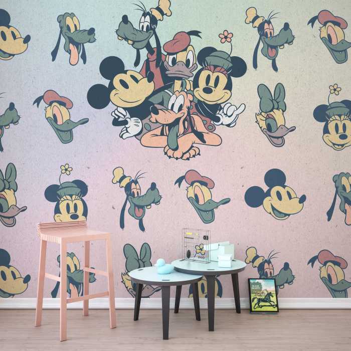 Photo murale intissé impression numérique Mickey Fab5