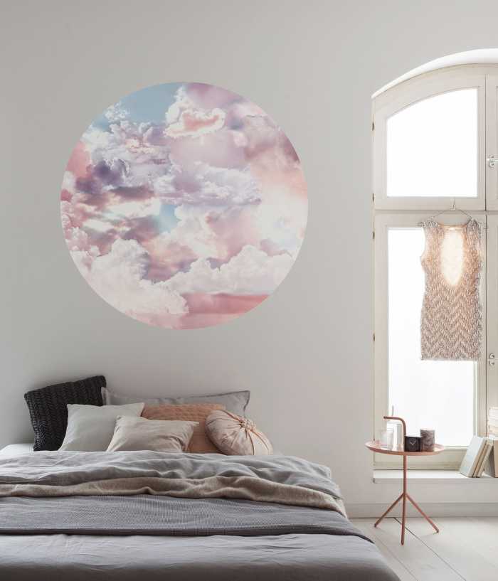 Photomural rond Candy Sky