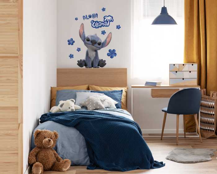 Sticker mural Disney Lilo and Stitch Live Action Ohana