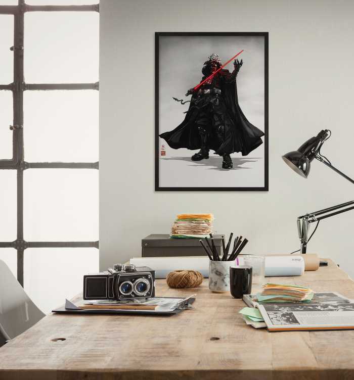 Affiche d'art Star Wars Vision Samurai Dark Lord