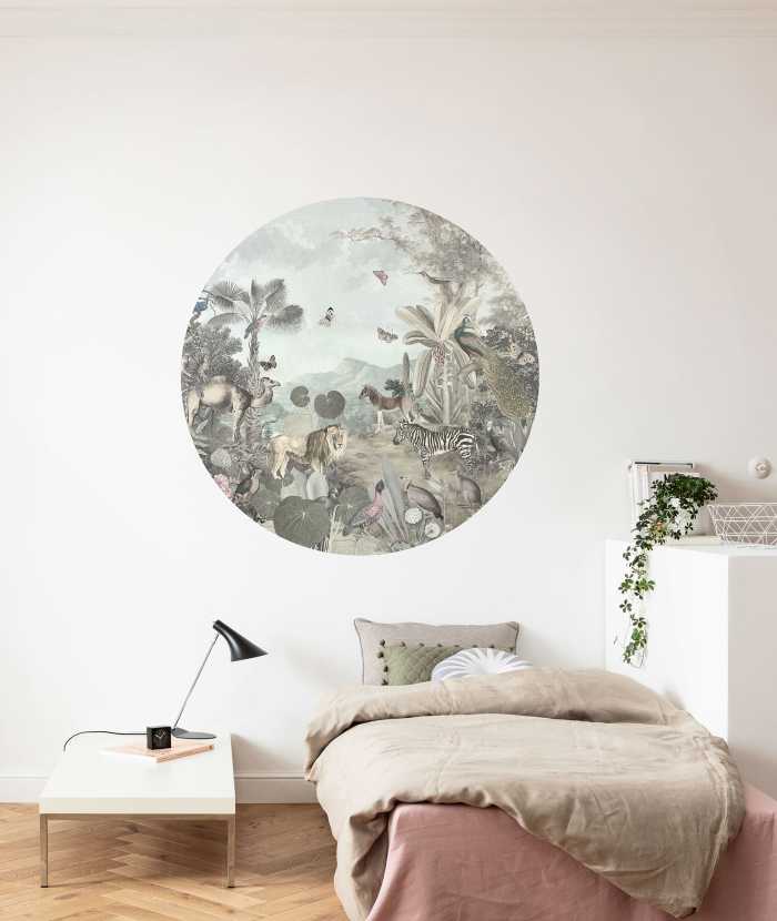 Photomural rond Utopia