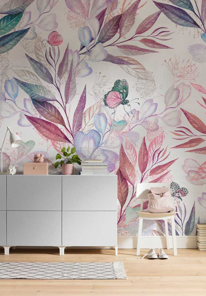 Photo murale intissé impression numérique Eucalyptus