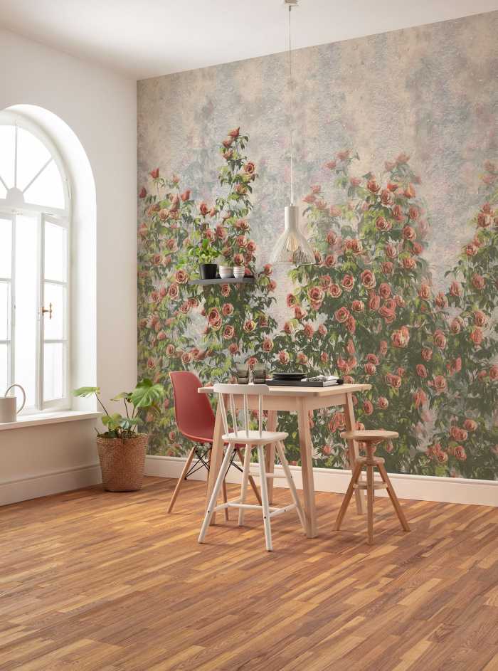 Photo murale intissé impression numérique Wall Roses