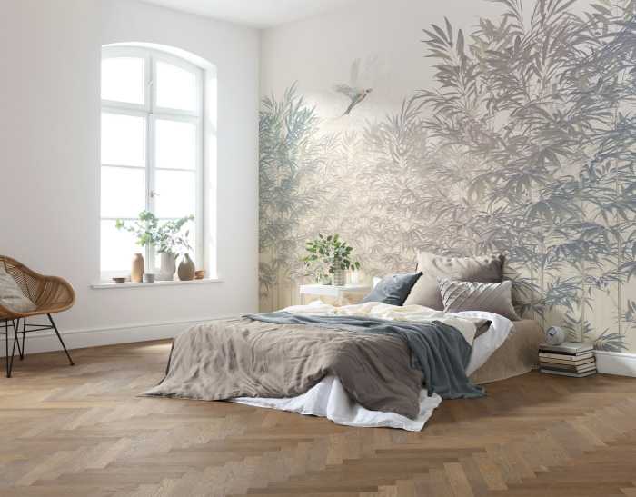 Photo murale intissé impression numérique Bamboo Paradise