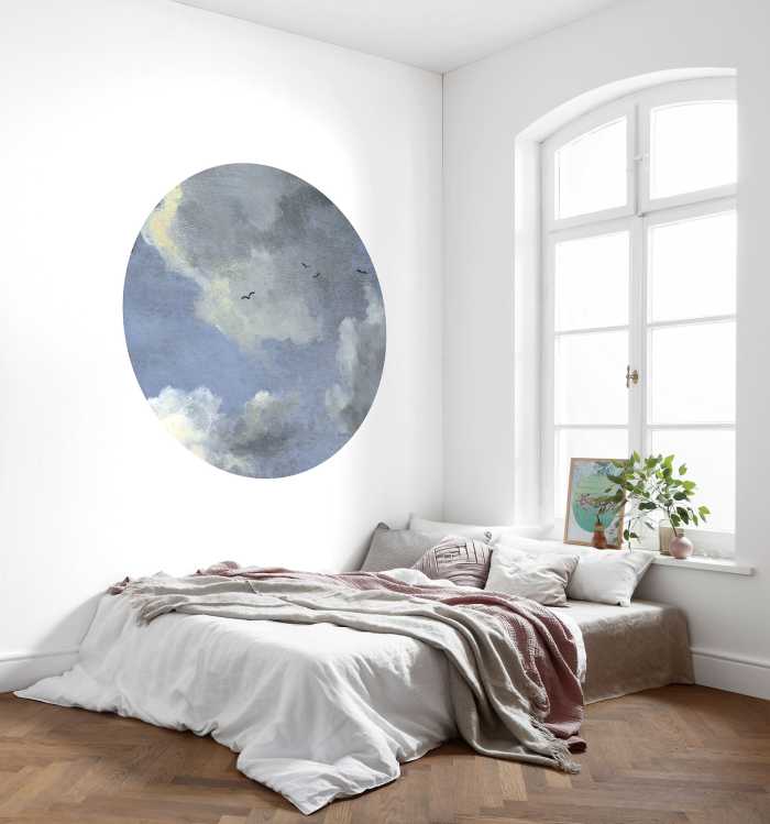 Photomural rond Simply Sky