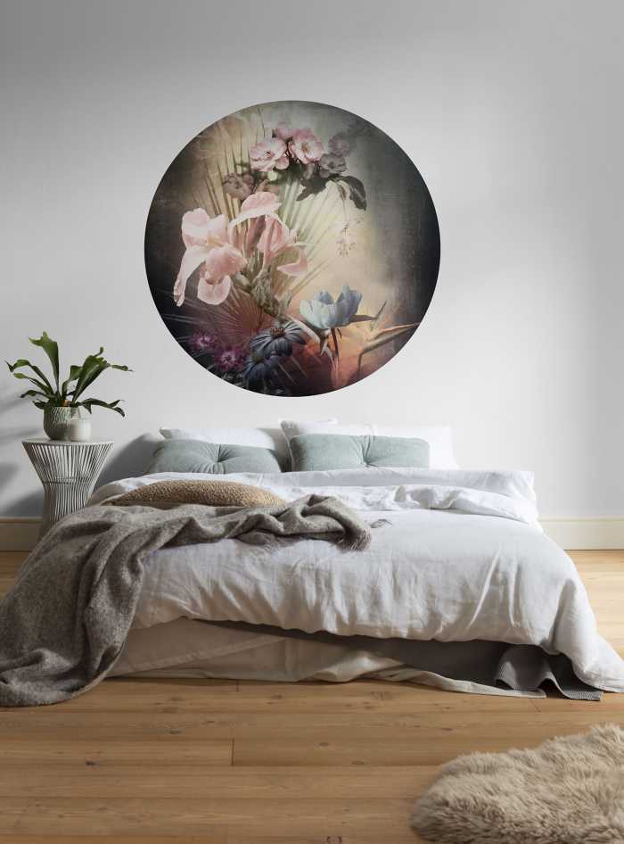 Photomural rond Flemish Flowers