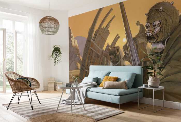 Photo murale intissé impression numérique Star Wars Classic RMQ Tusken