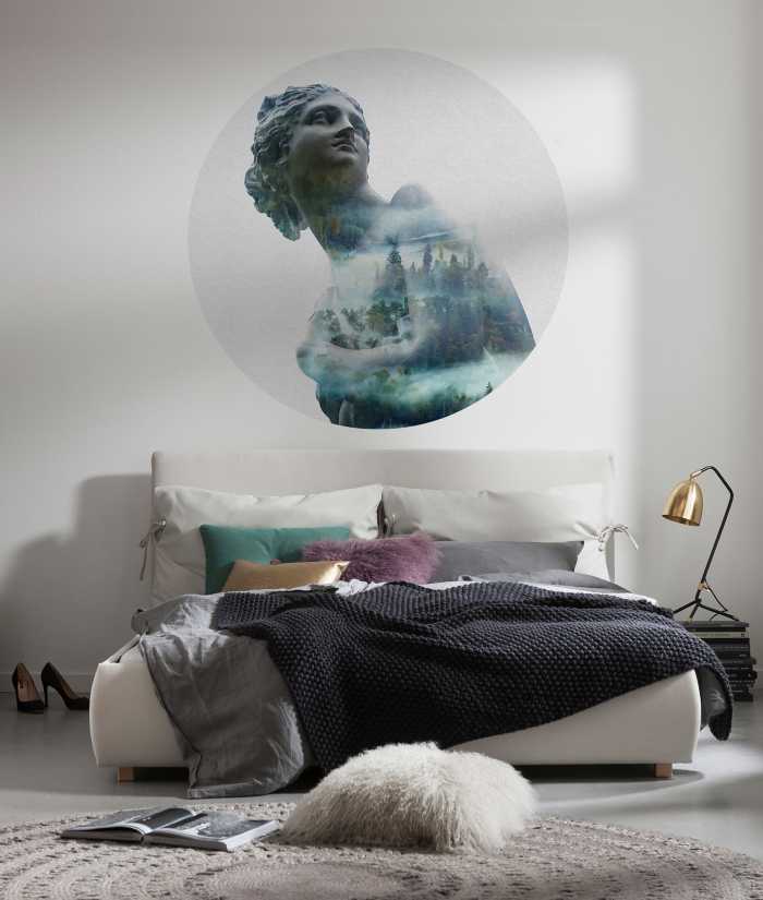 Photomural rond Gaia