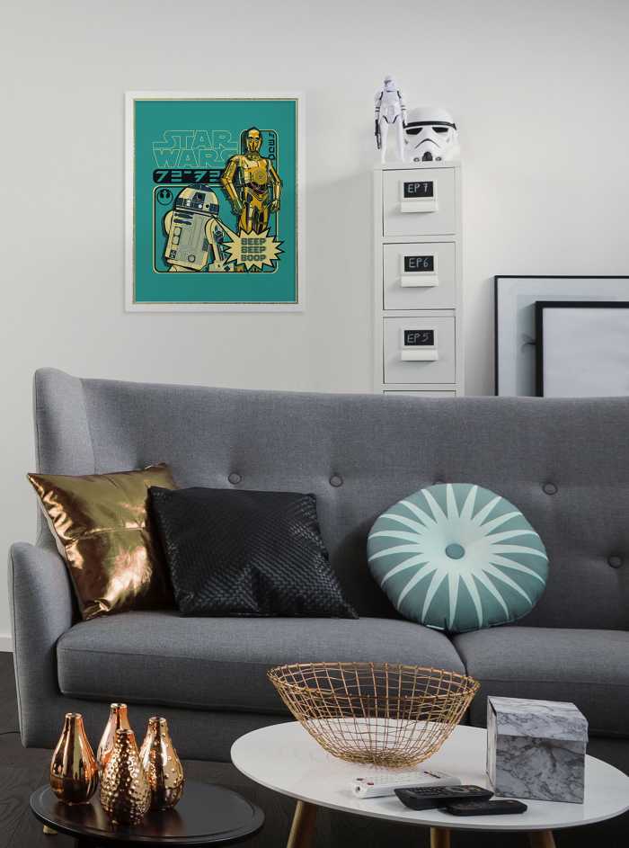 Poster d'art Star Wars Beep Boop