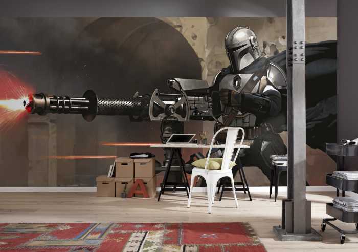 Photo murale intissé impression numérique Star Wars The Mandalorian Blaster