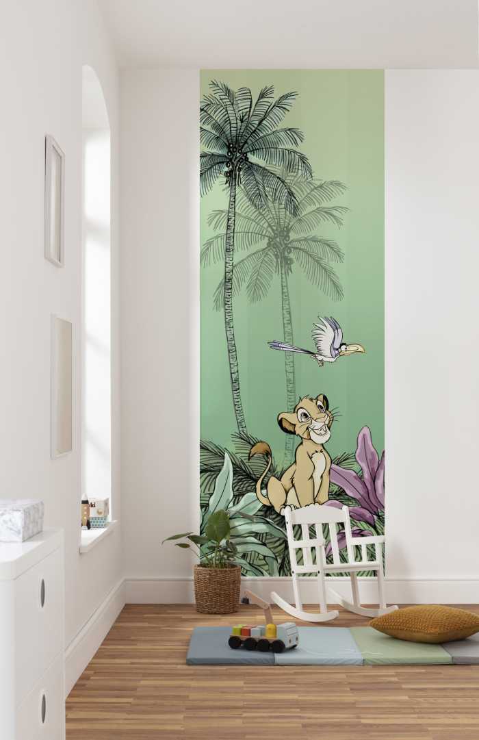 Photo murale intissé impression numérique Jungle Simba