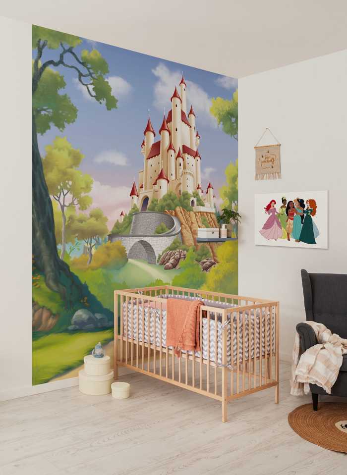 Photo murale intissé impression numérique Disney Princess Snow White Castle