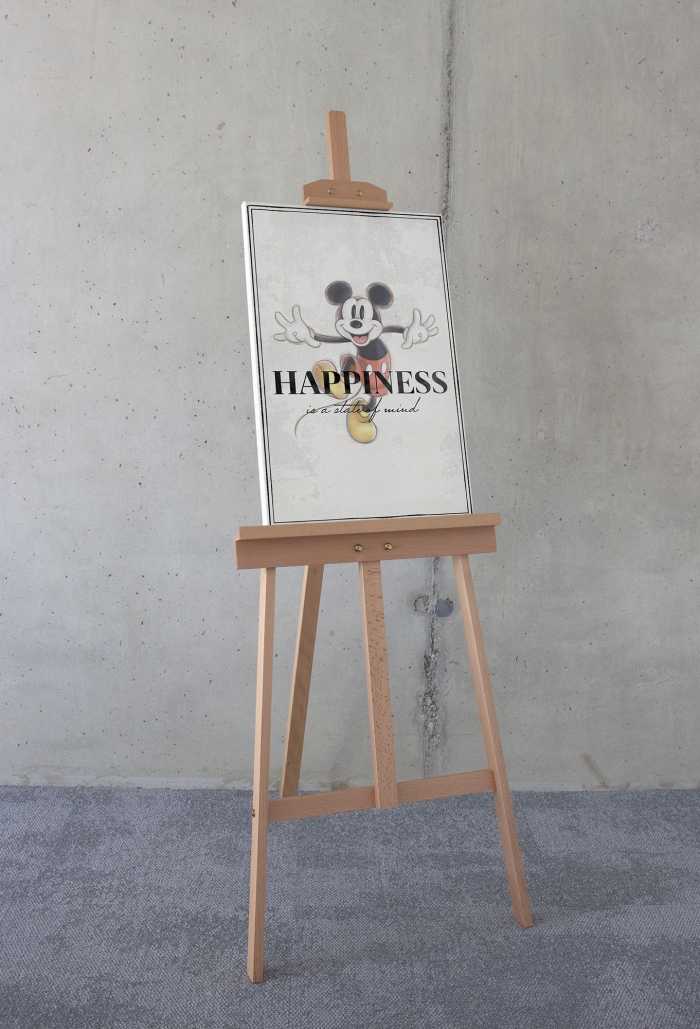 Tableau intissé Mickey Be Kind