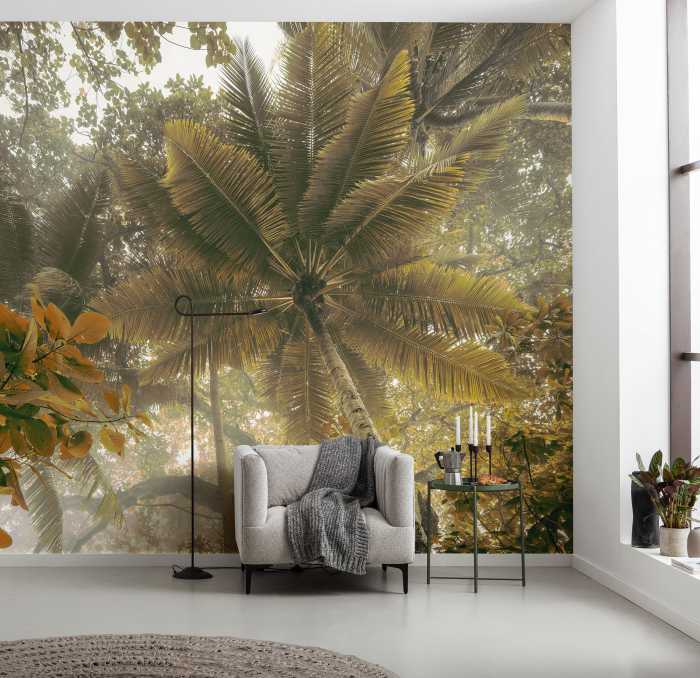 Photo murale intissé impression numérique Palms Panorama