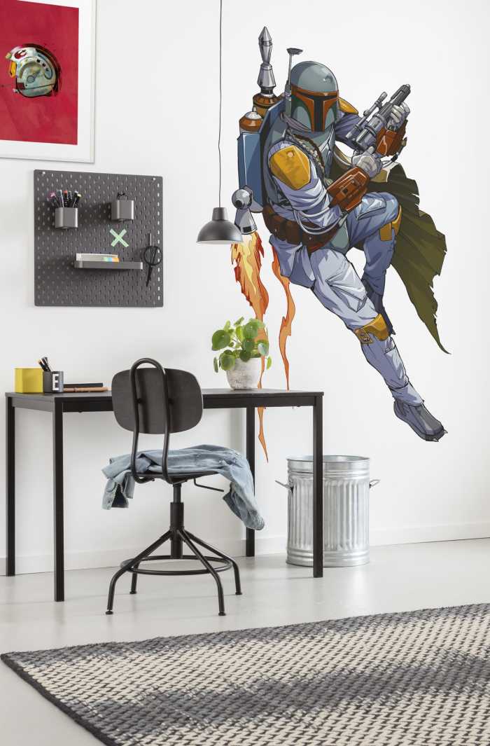 Sticker mural Star Wars XXL Boba Fett