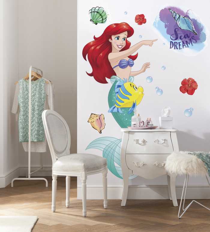 Sticker mural Ariel XXL