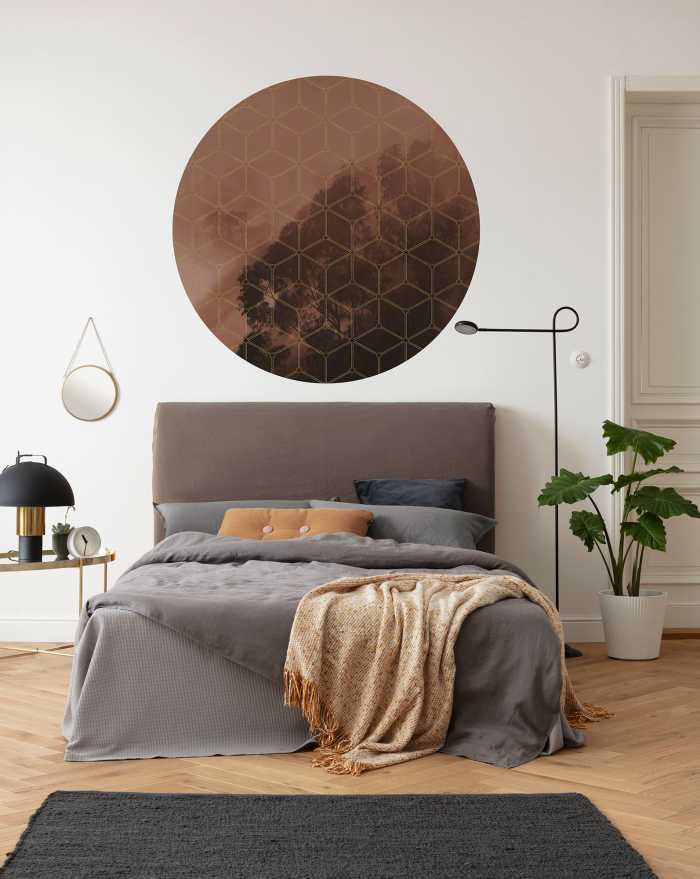 Photomural rond New Morning