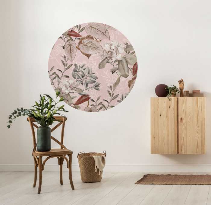 Photomural rond Adorn