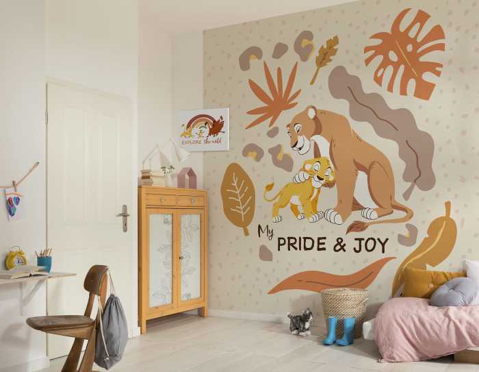 Photo murale intissé impression numérique Disney The Lion King My Pride and Joy