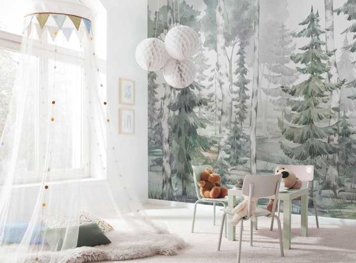 Intissé Standard White Birches