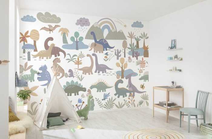 Intissé Standard Happy Dinos