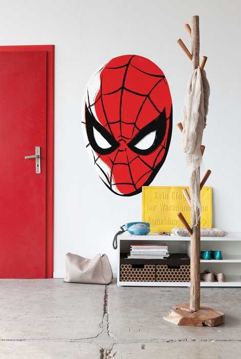 Sticker autocollante sur intissé Spider-Man Big Head