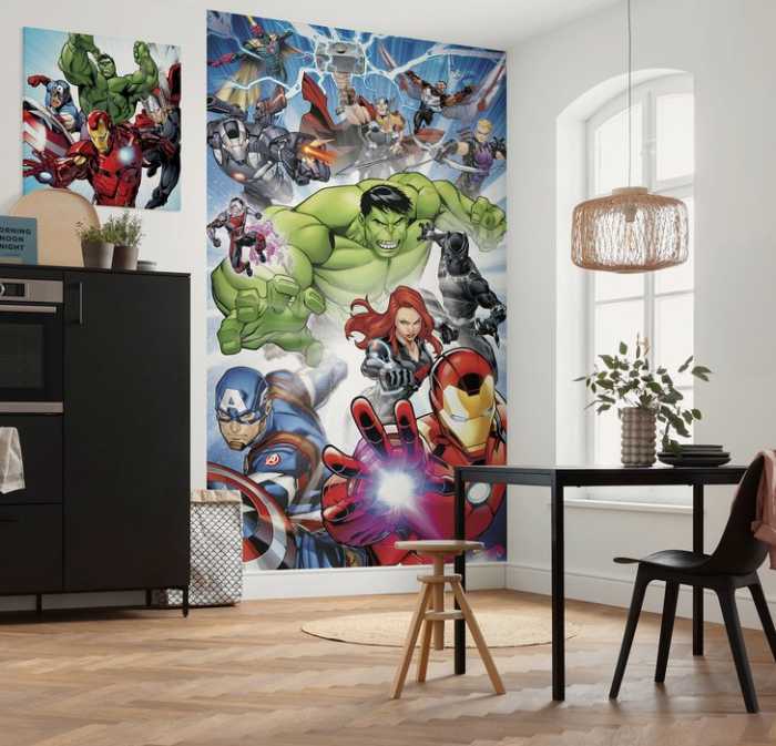 Intissé Standard Marvel Avengers Protect