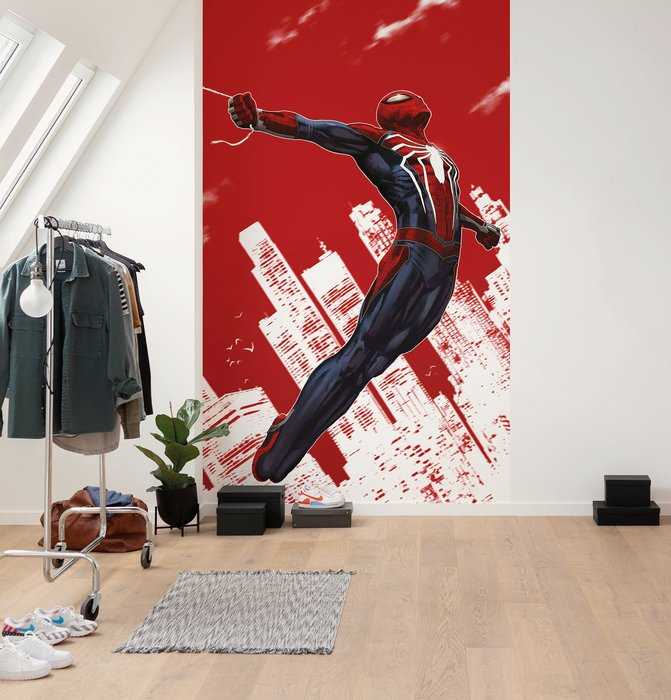 Intissé Standard Marvel Spider-Man Red Swing