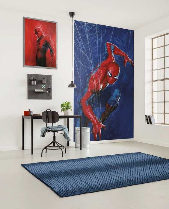Intissé Standard Marvel Spider-Man Spider Web
