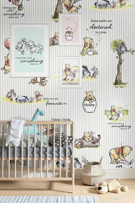 Intissé Standard Winnie the Pooh Stripes