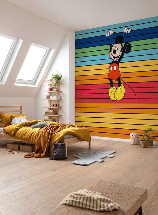 Intissé Standard Mickey Magic Rainbow