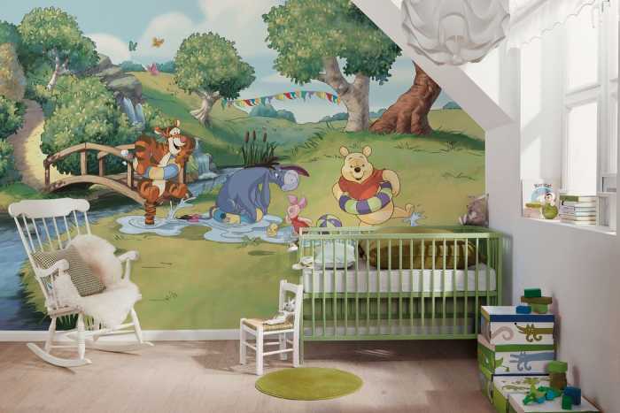 Intissé Standard Disney Winnie the Pooh Friendship and Fun