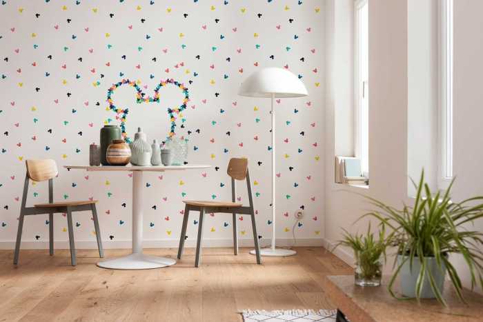 Intissé Standard Mickey Heads-Up