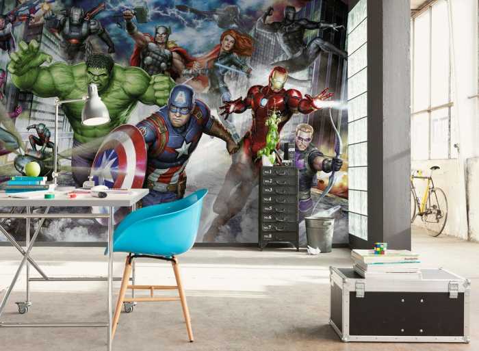 Intissé Standard Marvel Avengers Assemble