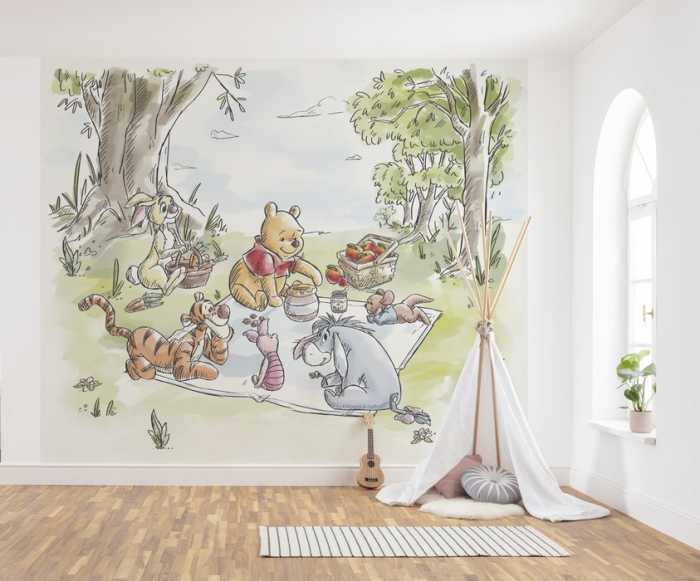 Intissé Standard Disney Winnie the Pooh Picnic