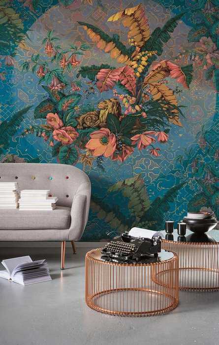 Intissé Standard Orient Bleu