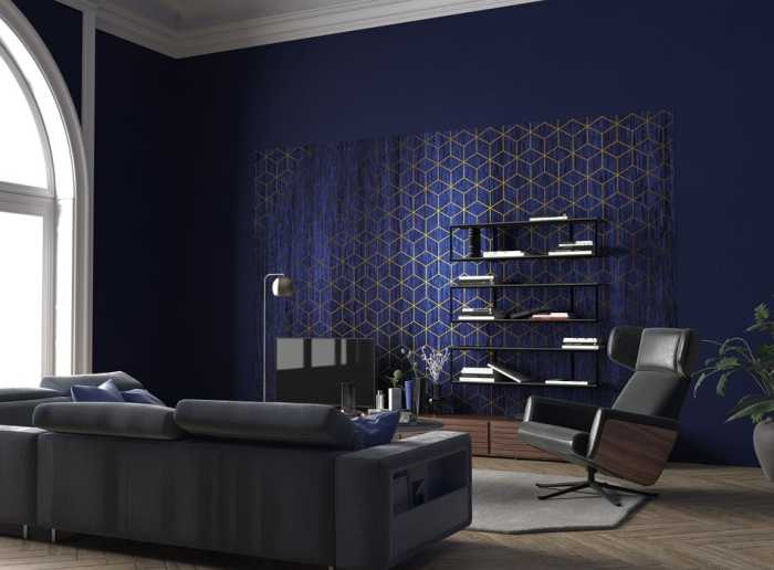 Intissé Standard Mystique Bleu