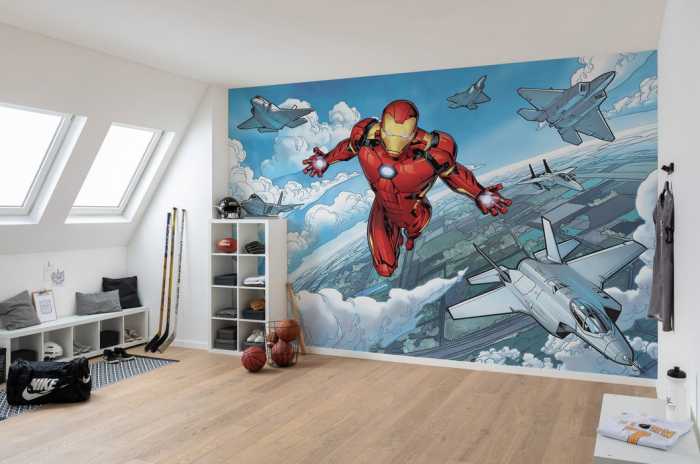 Intissé Standard Iron Man Flight
