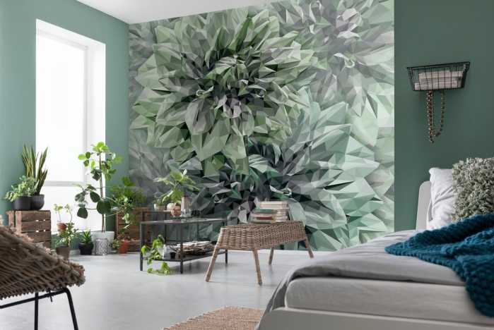 Intissé Standard Emerald Flowers