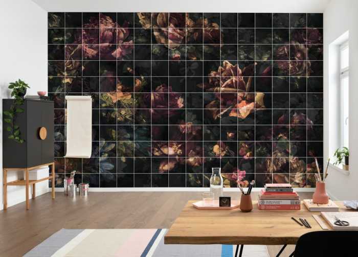 Intissé Standard Tiles Flowers
