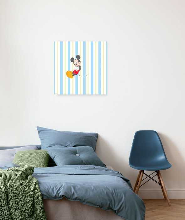 Vlies Bild auf Keilrahmen/ Echtholzrahmen Mickey Sweet Dreams