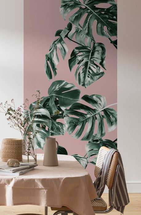 Intissé Premium Monstera Rosé