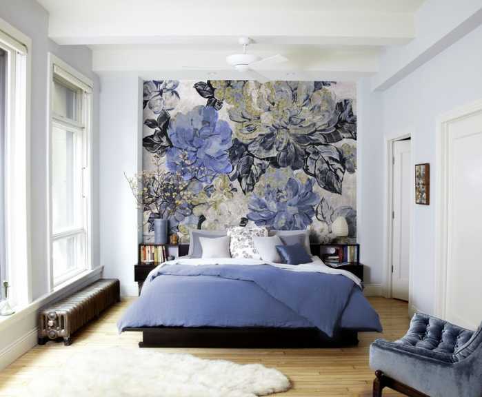 Intissé Premium Vintage blue Garden