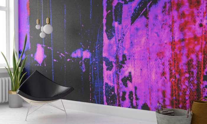 Intissé Premium Bubbles Ascending darkblu-pinke