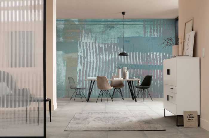 Intissé Premium Lines Mellow grey-bleu