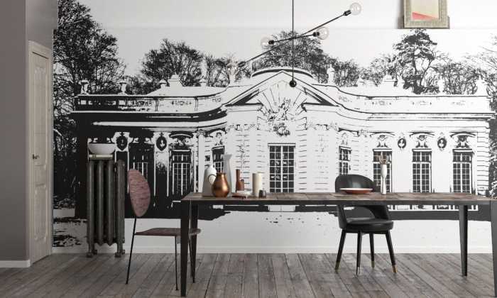 Intissé Premium Castle black-white