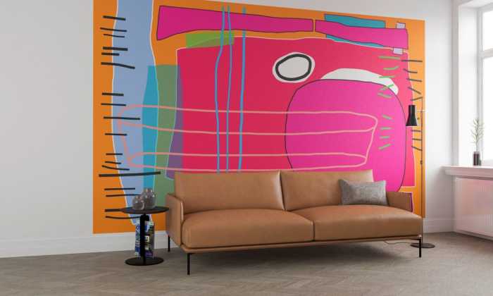Intissé Premium Composition 5 orange-pink