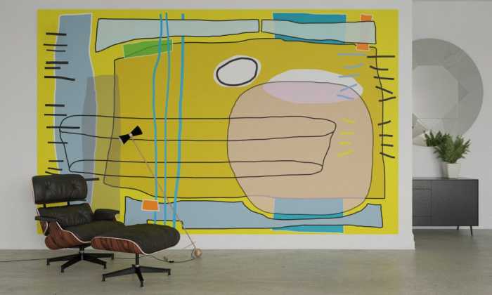 Intissé Premium Composition 5 yellow-ocker