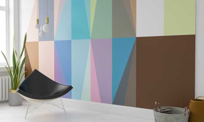 Intissé Premium Gem Stone Rhombus apricot-blue-mocca